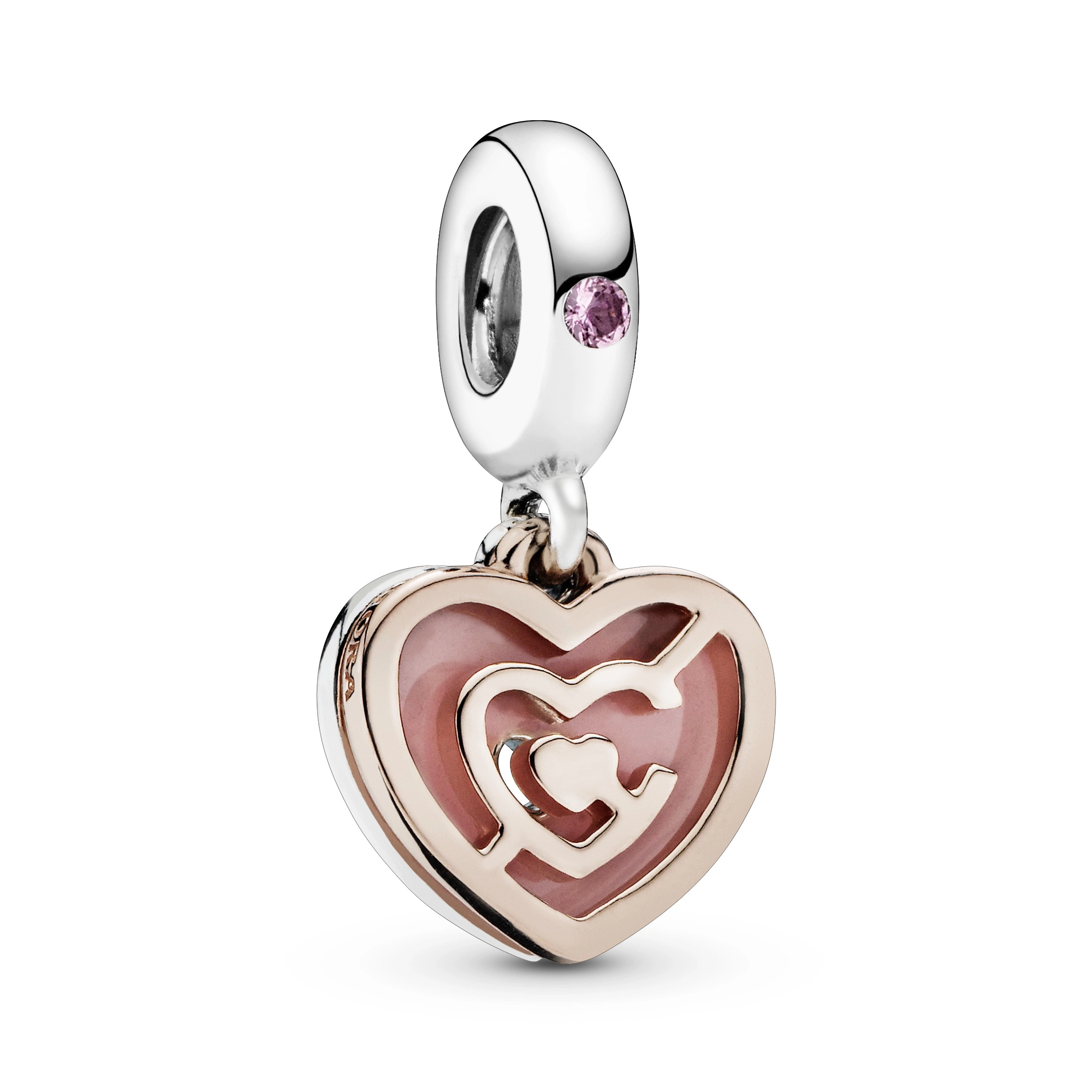 PANDORA Rose 14K Ոսկեպատ Արծաթյա Չարմ/ 787801NBP