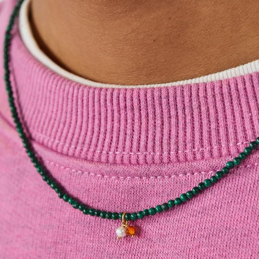 TOUS 18K Gold plated Silver Necklace/ 212162530