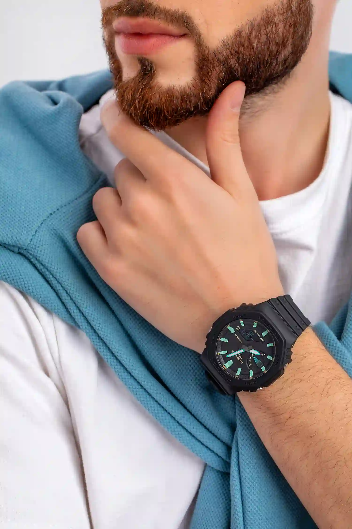 Casio G-Shock Мужские Наручные часы/ GA-2100RC-1ADR