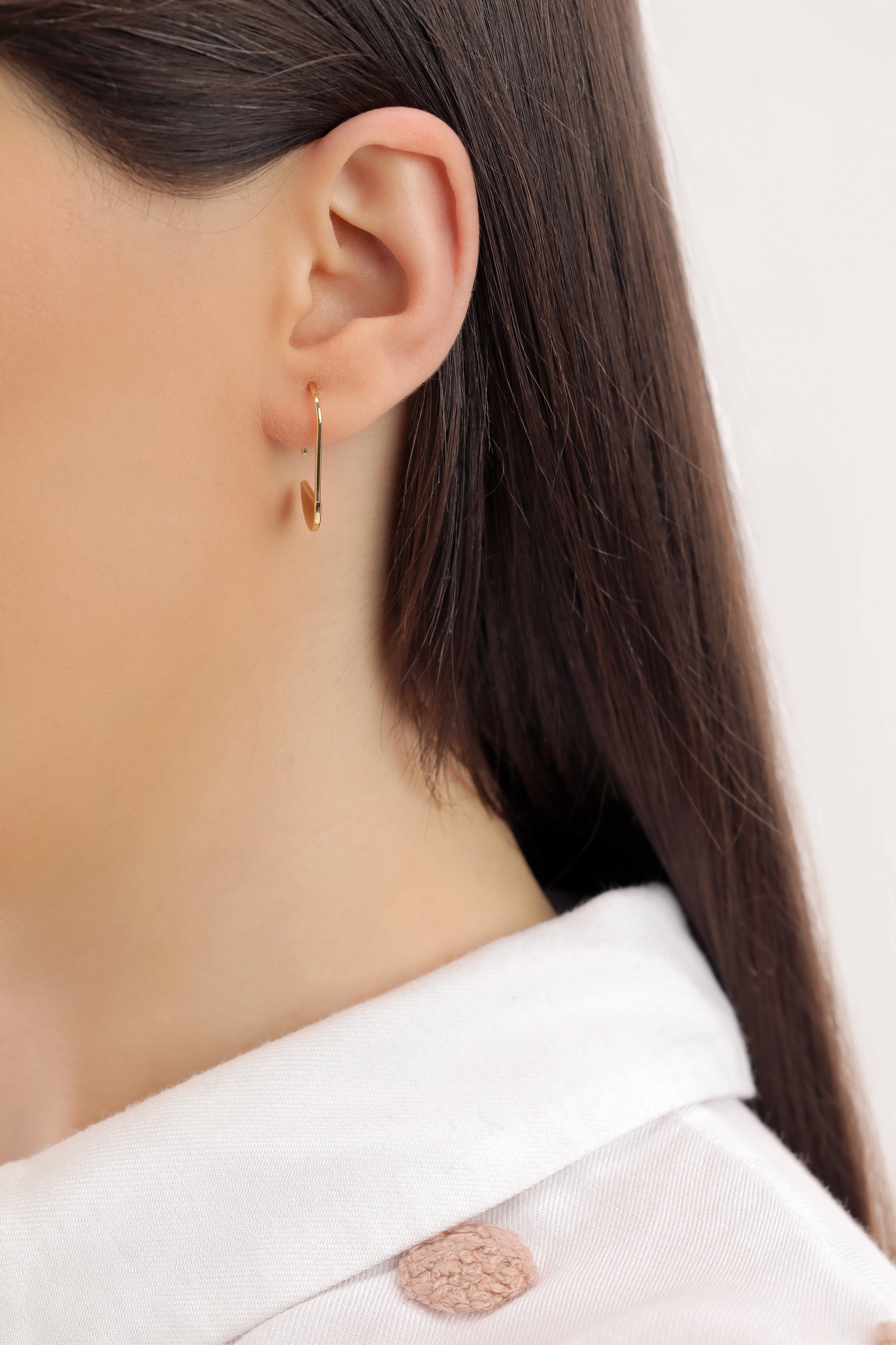 Ania Haie 14K Ոսկեպատ Արծաթյա Ականջօղ/ E005-07G