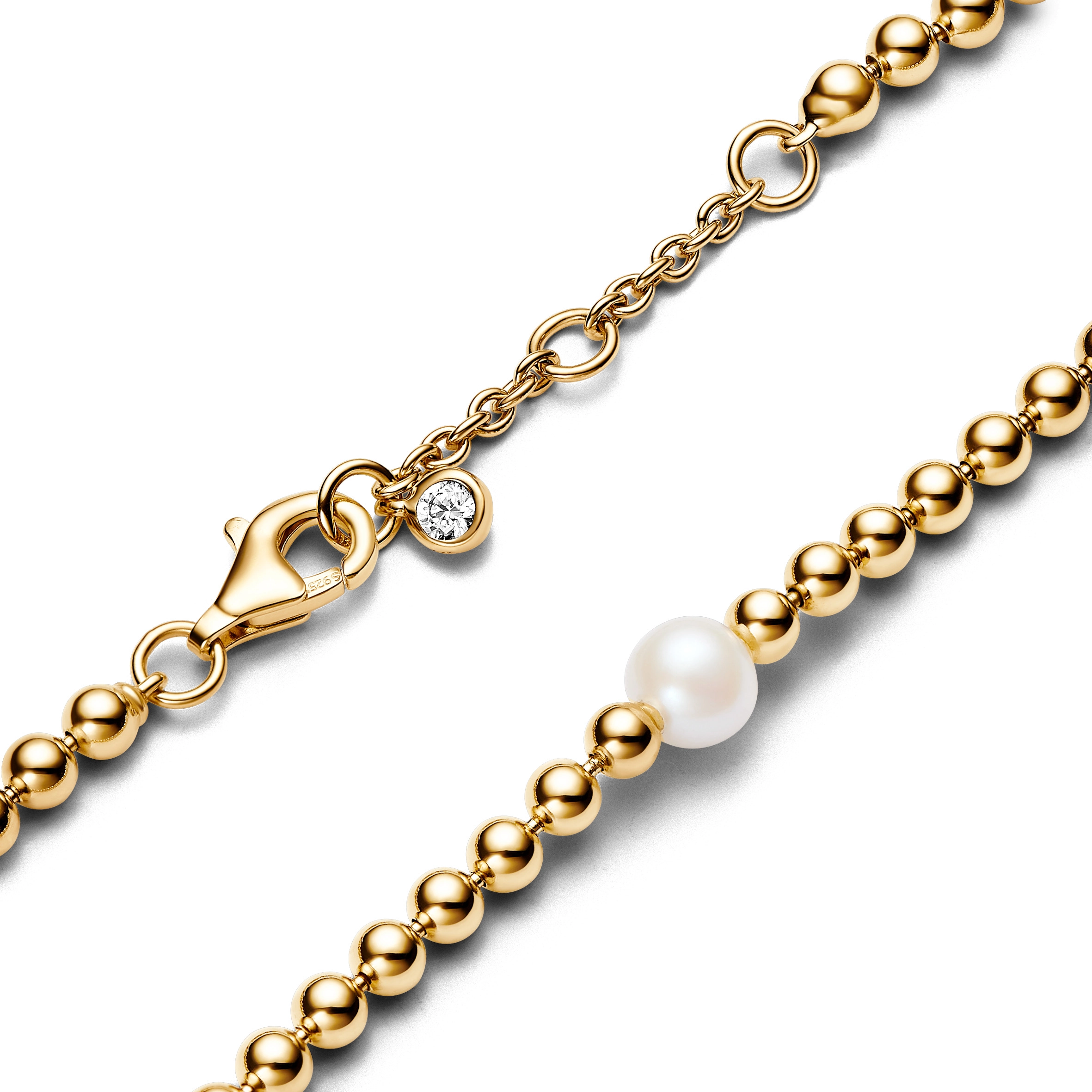 PANDORA Timeless 14K Позолоченный Серебряный Браслет/ 563173C01-20