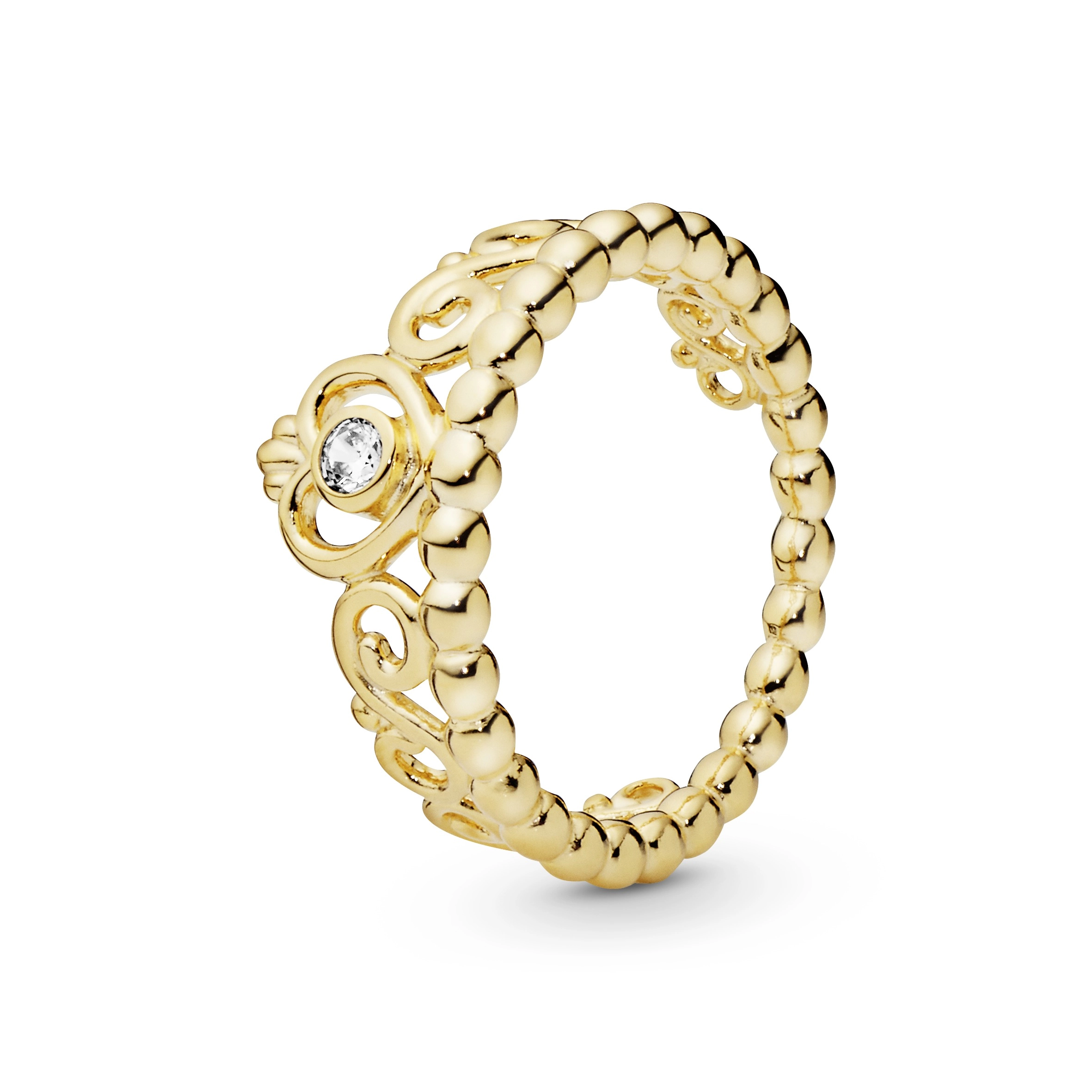 PANDORA Shine 14K Gold Plated Silver Ring/ 167158CZ-52