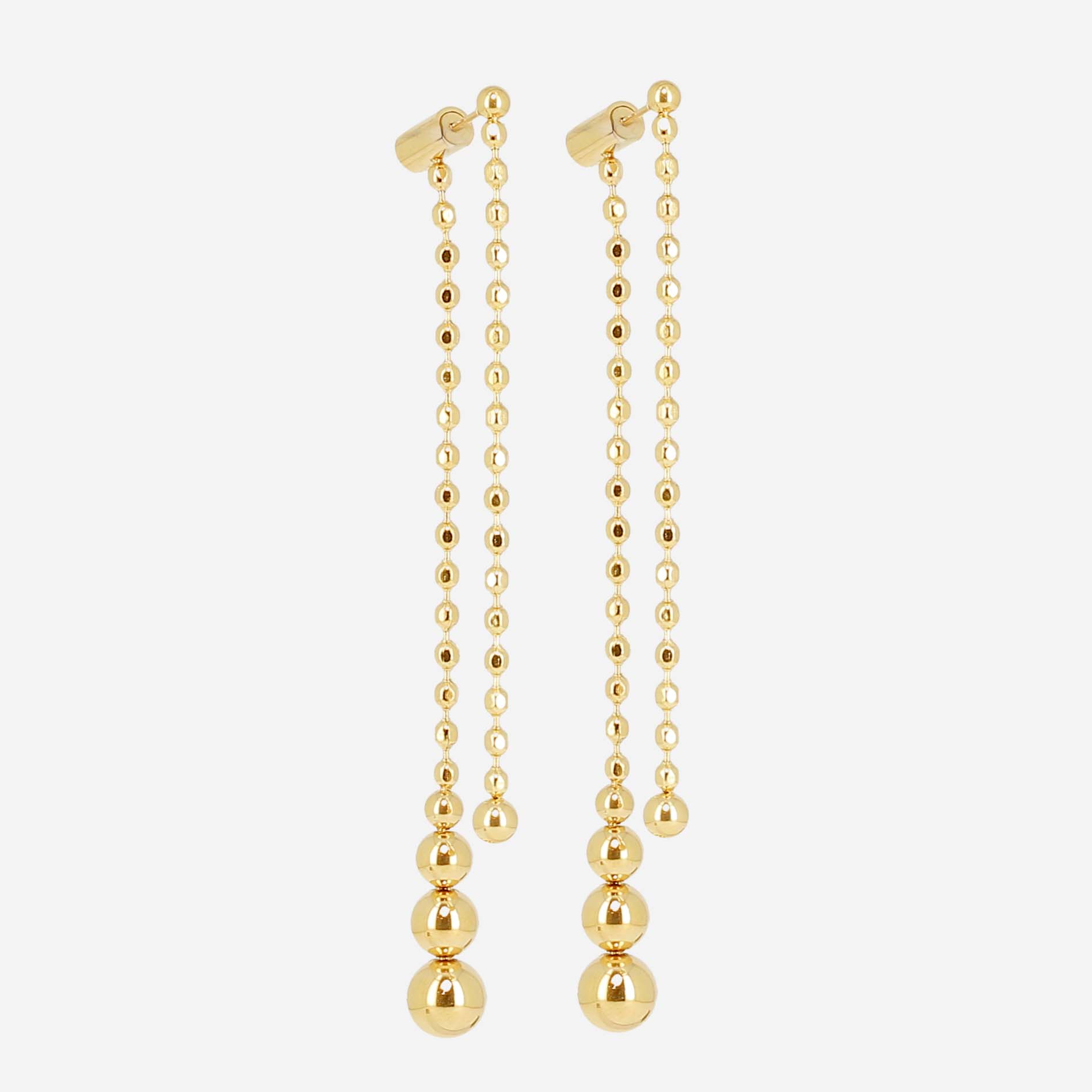 Zag Bijoux 24K Gold Plated Stainless Steel Surgical Earring/ SEL23050-01UNI