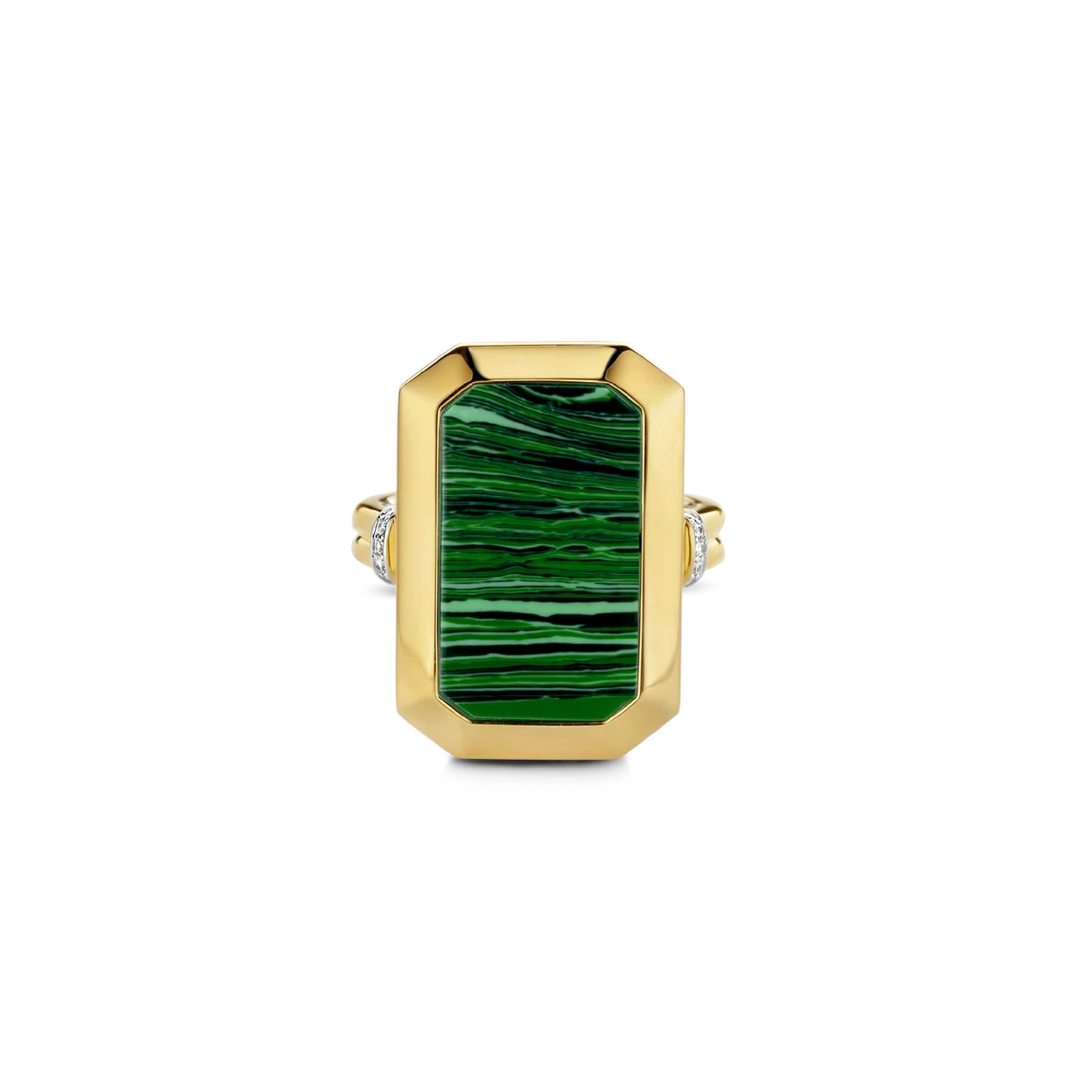 Ti Sento 18K Gold Plated Silver Ring/ 12241MA-56