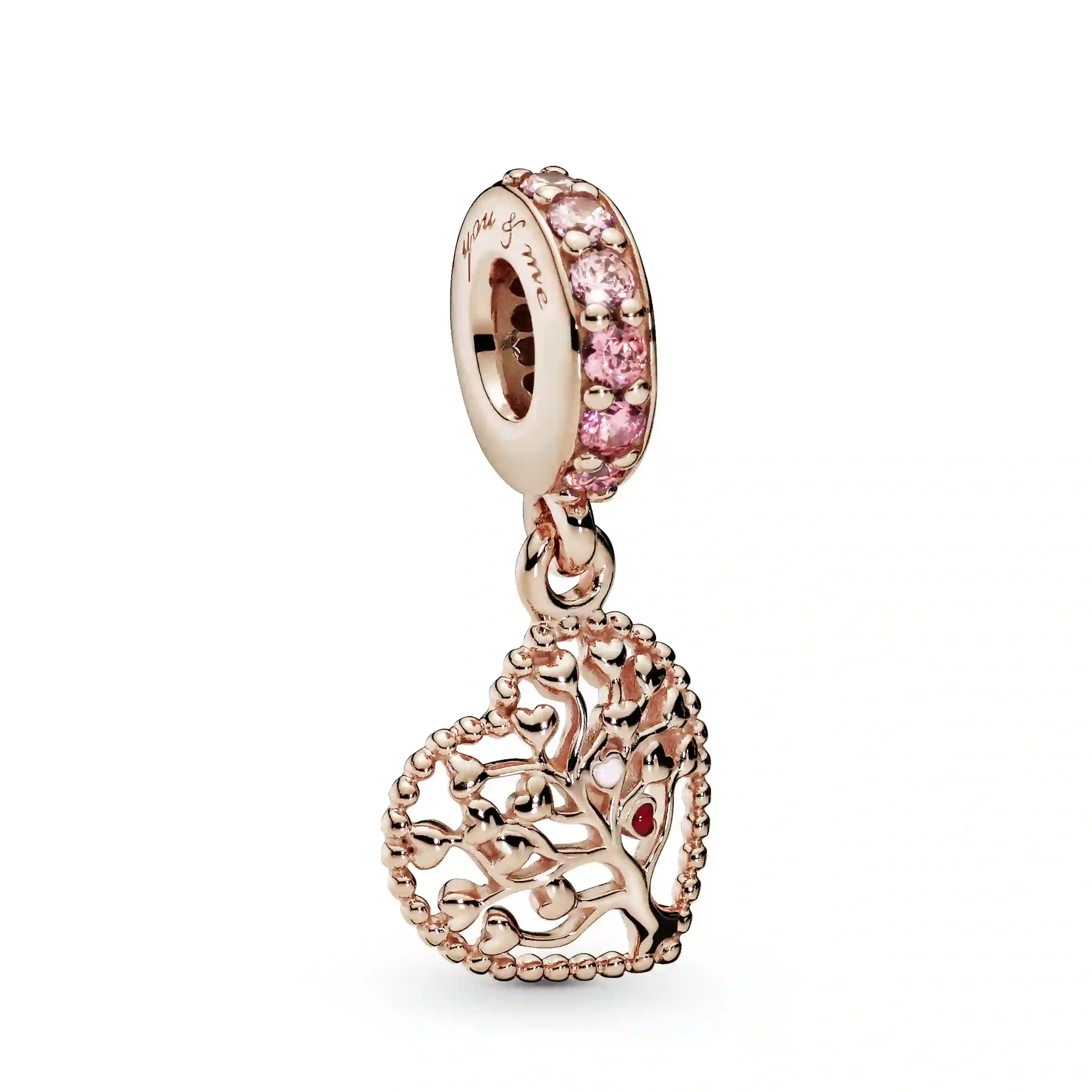 PANDORA Rose 14K Վարդագույն ոսկու պատվածքով Արծաթյա Չարմ/ 786592CZSMX