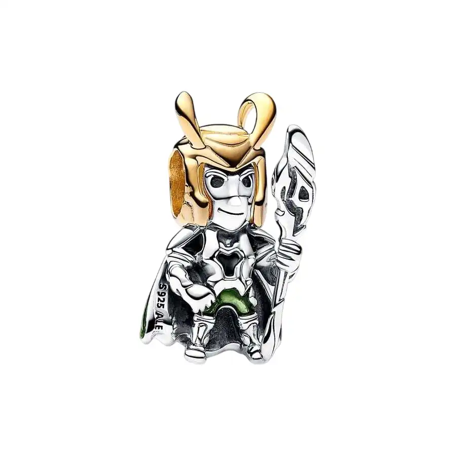 PANDORA Marvel 14K Gold Plated Silver Charm/ 762764C01