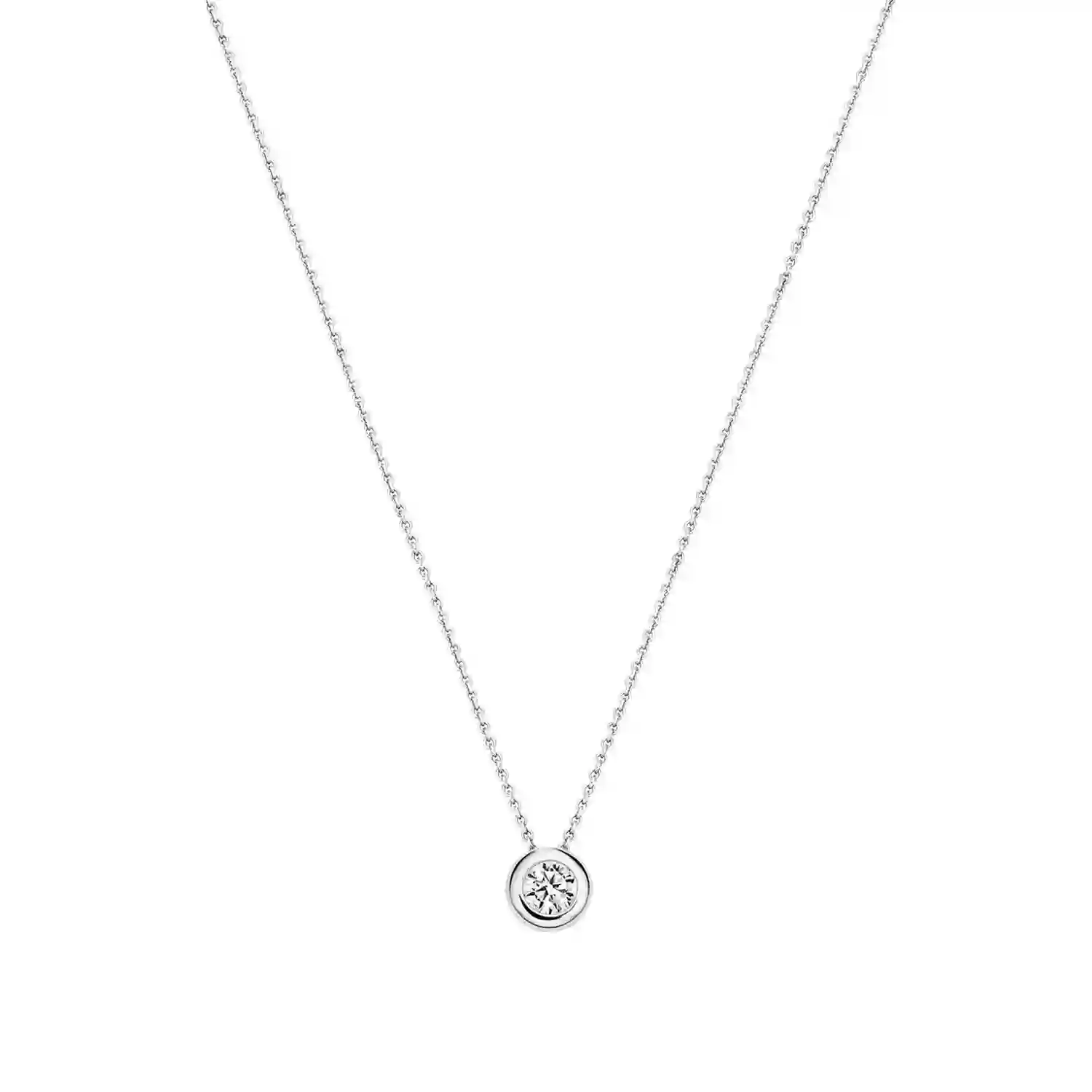 Blush 14K White Gold Necklace/ 3052WZI