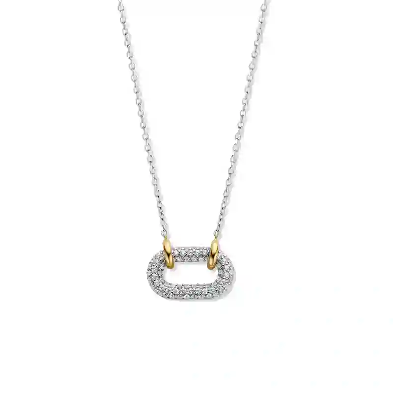 Ti Sento 14K Gold Plated Silver Necklace/ 34010ZY-42