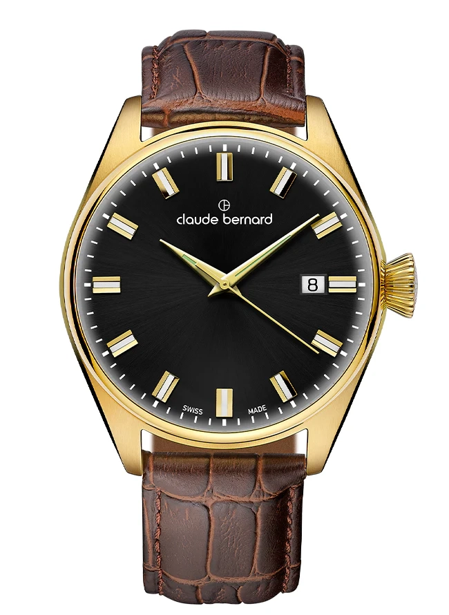Claude Bernard  Men's  Wristwatch/ 70203 37JC NID1 Switzerland