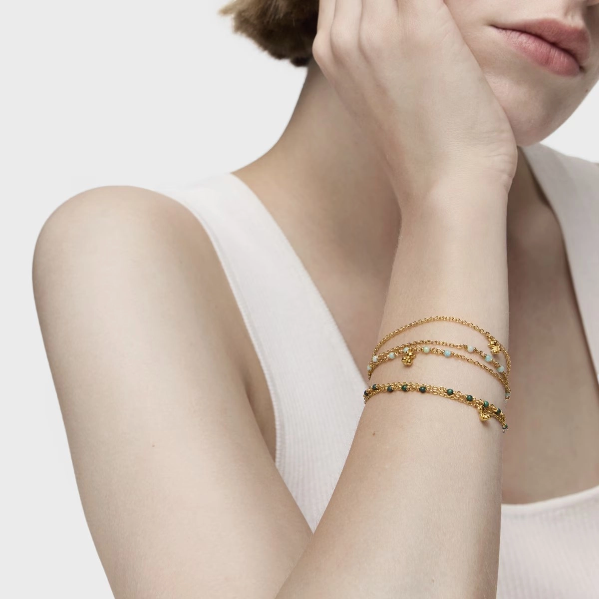 TOUS 18K Gold plated Silver Bracelet/ 311561600