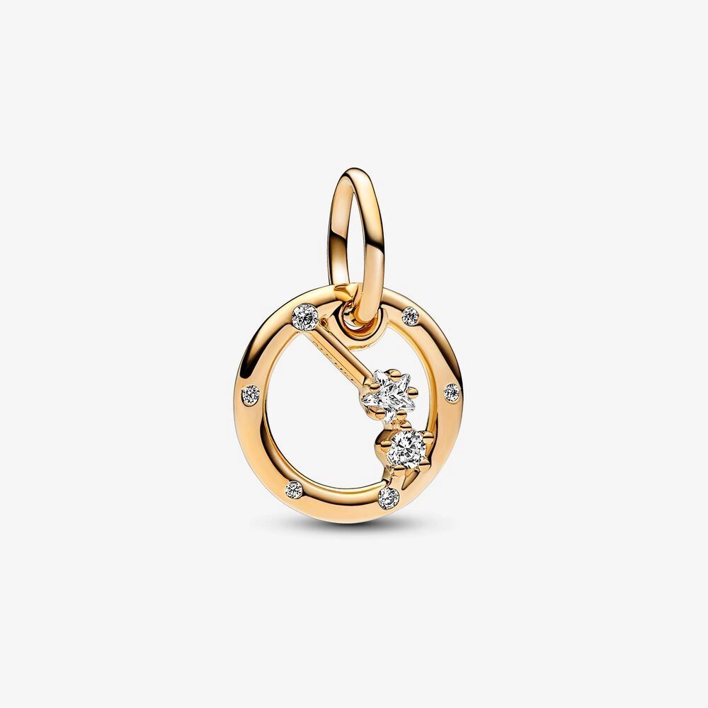 PANDORA Moments 14K Gold Plated Silver Charm/ 762719C01