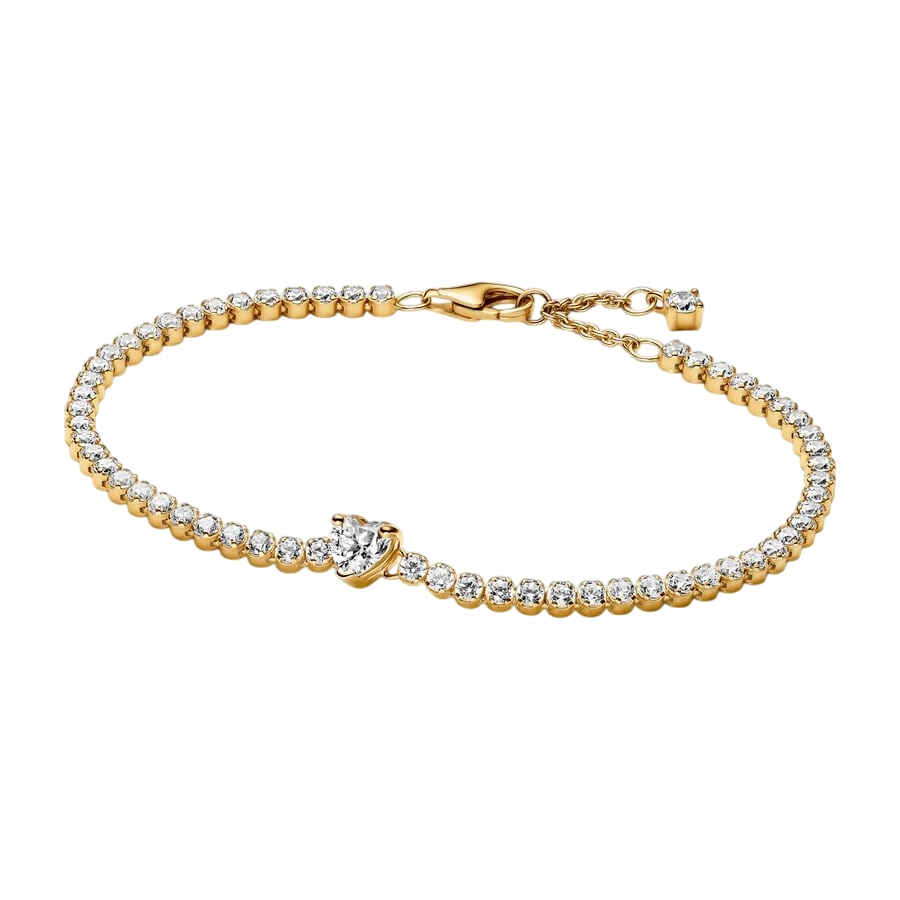 PANDORA Timeless 14K Gold Plated Silver Bracelet/ 560041C01-16