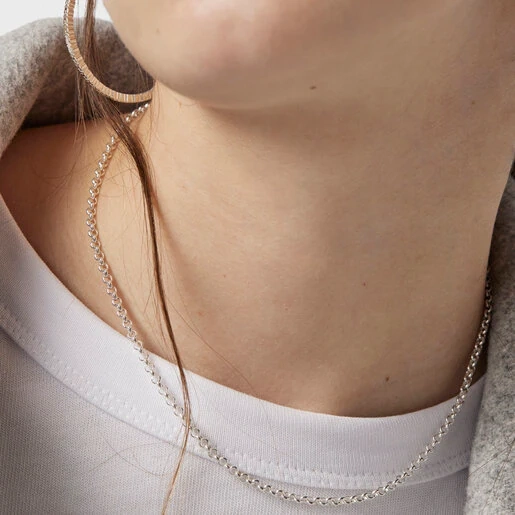 TOUS Silver Necklace/ 511900520