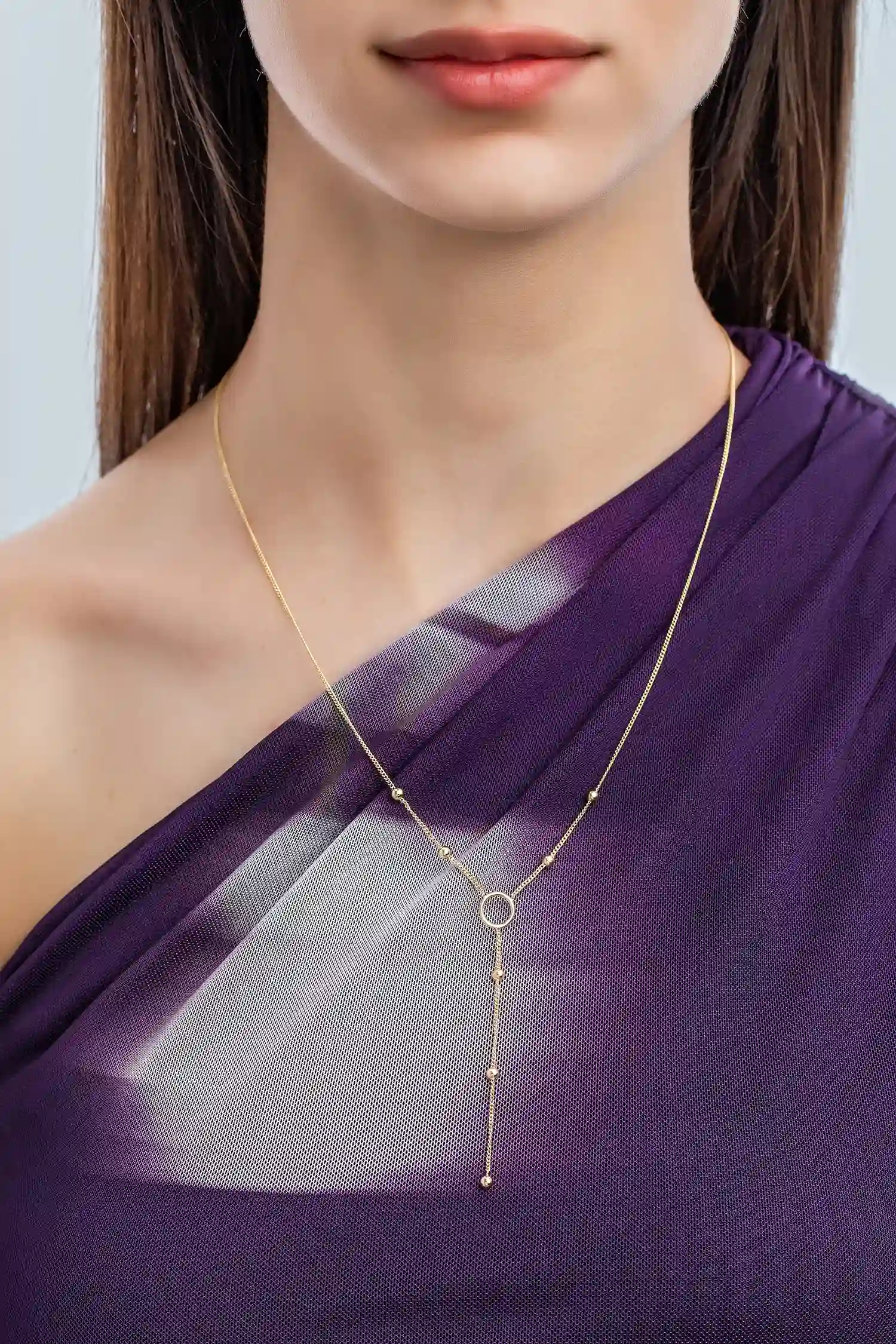 Ania Haie 14K Ոսկեպատ Արծաթյա Վզնոց/ N002-05G
