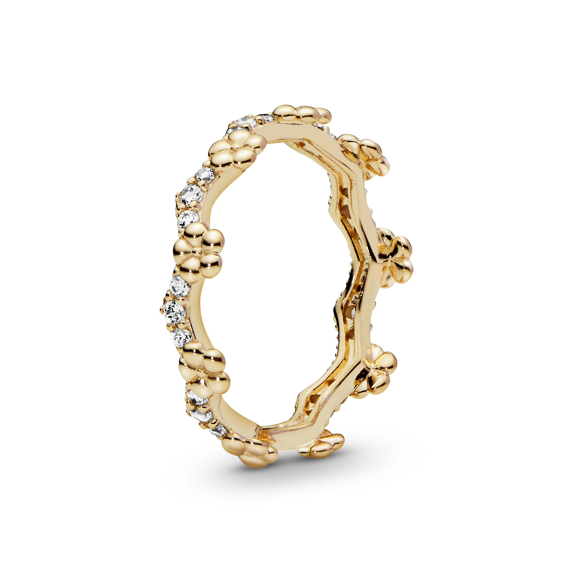 PANDORA Shine 14K Ոսկեպատ Արծաթյա Մատանի/ 167924CZ-50