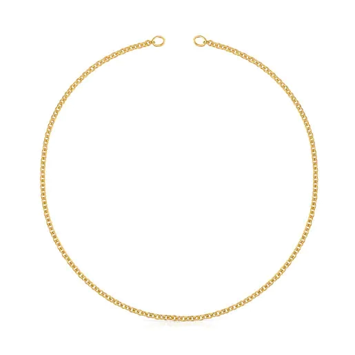 TOUS 18K Gold plated Silver Necklace/ 812342600
