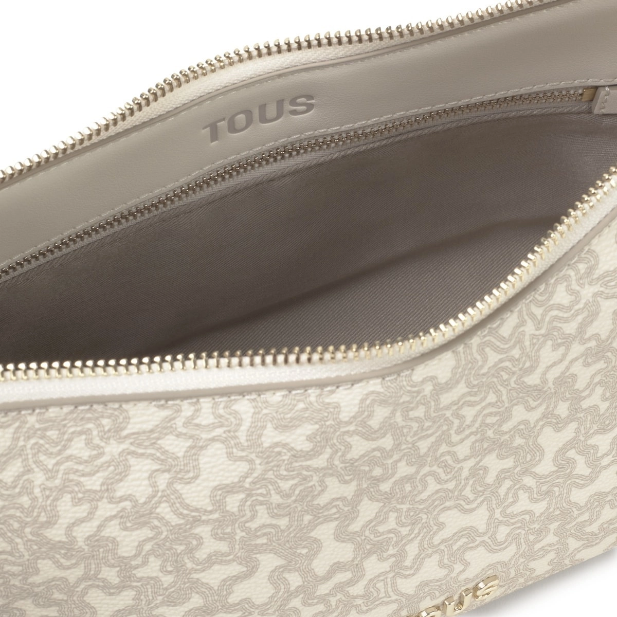 PU.PVC,HANDBAG M.K MINI LINES BEIG