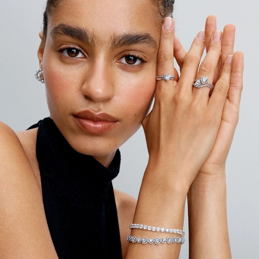 PANDORA Timeless Silver Ring/ 193100C01-56