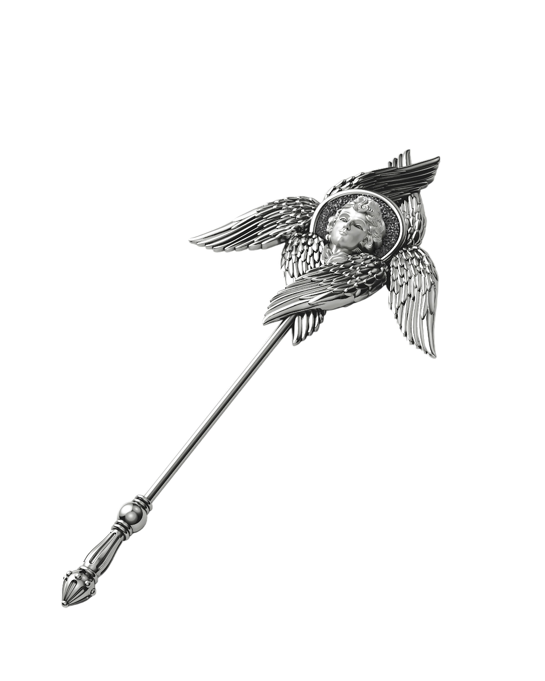 Silver Brooch "Shurishkan"/CD0891