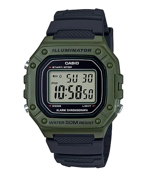 Casio General Men's Wristwatch/ W-218H-3AVDF