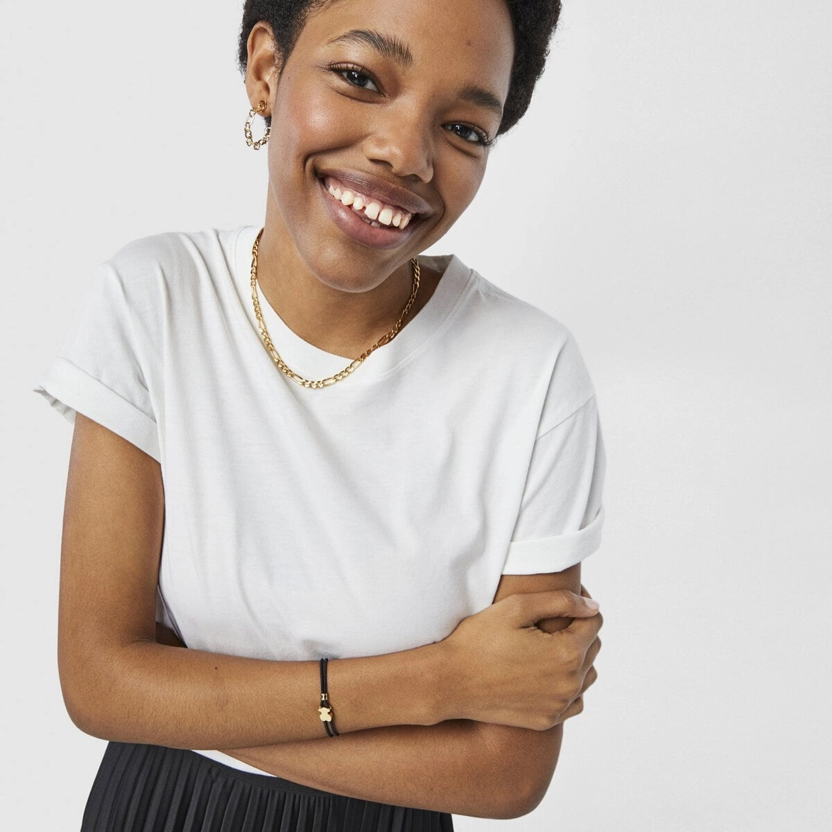 TOUS Արծաթյա 18K Ոսկեպատ Թևնոց/212781561