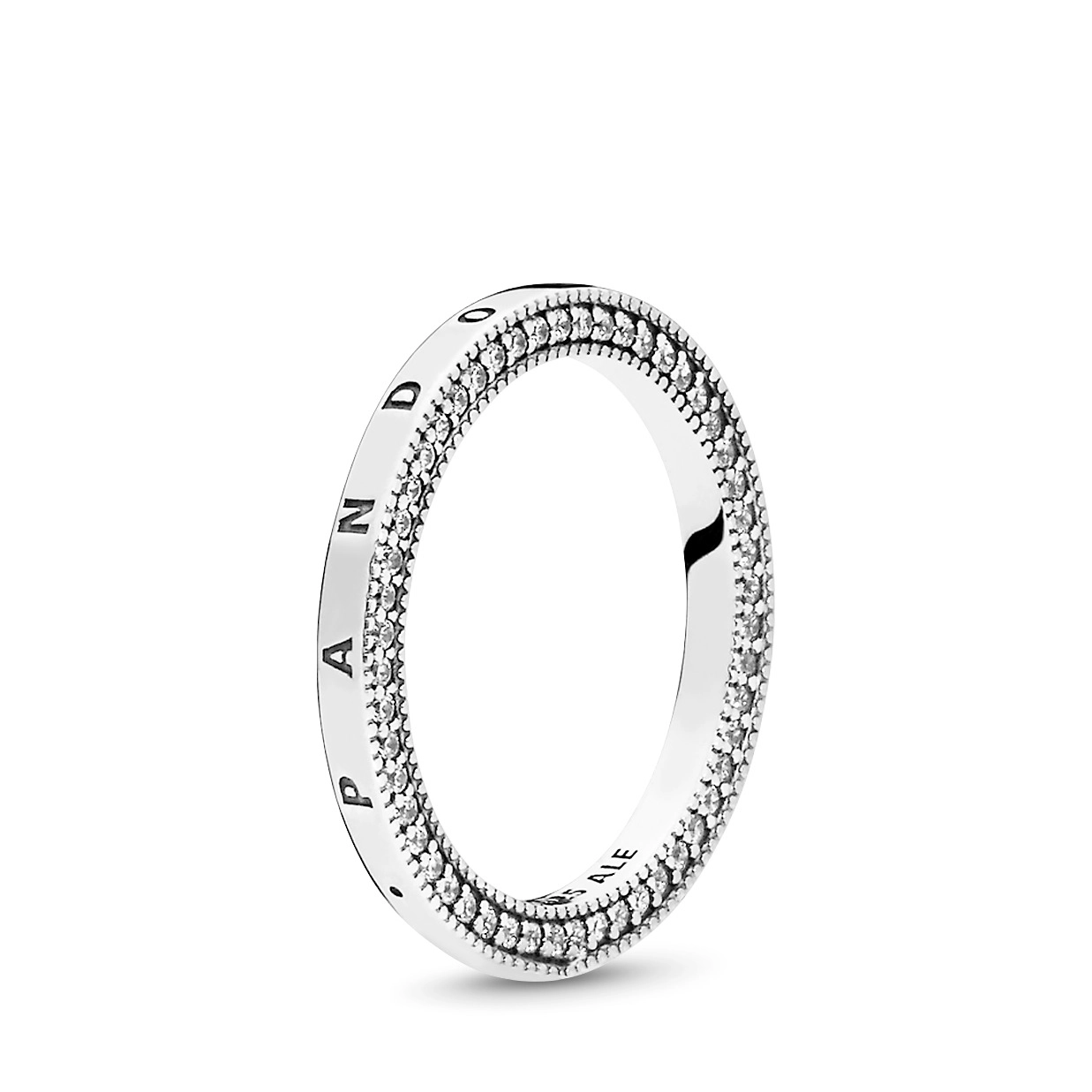 PANDORA Moments Silver Ring/ 197437CZ-54