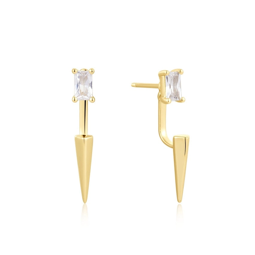 Ania Haie 14K Ոսկեպատ Արծաթյա Ականջօղ/ E053-06G