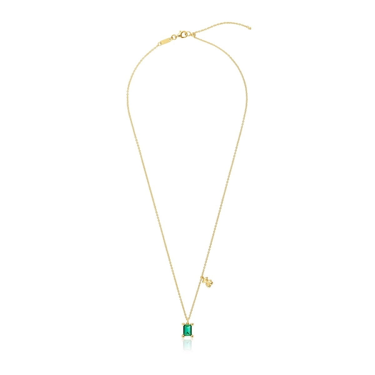 TOUS Серебряное ожерелье с позолотой 18K/1004338500