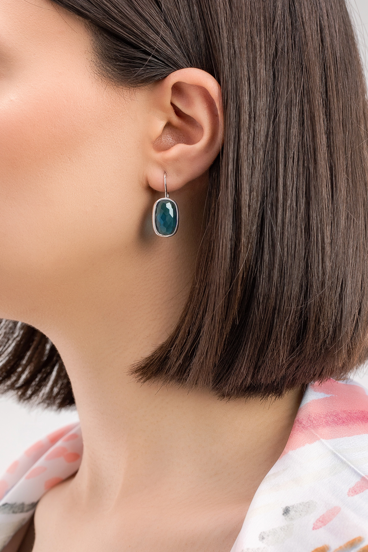 Ti Sento Silver Earring/ 7788DB