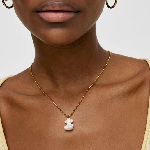 TOUS Серебряный Кулон с позолотой 18K / 211524650