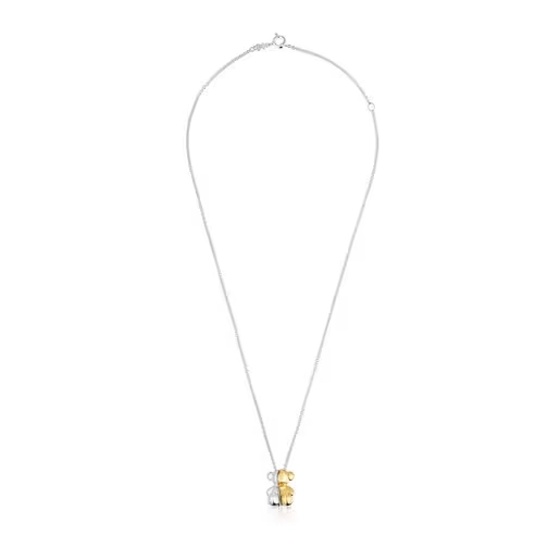 TOUS Серебряное ожерелье с позолотой 18K/1004098300