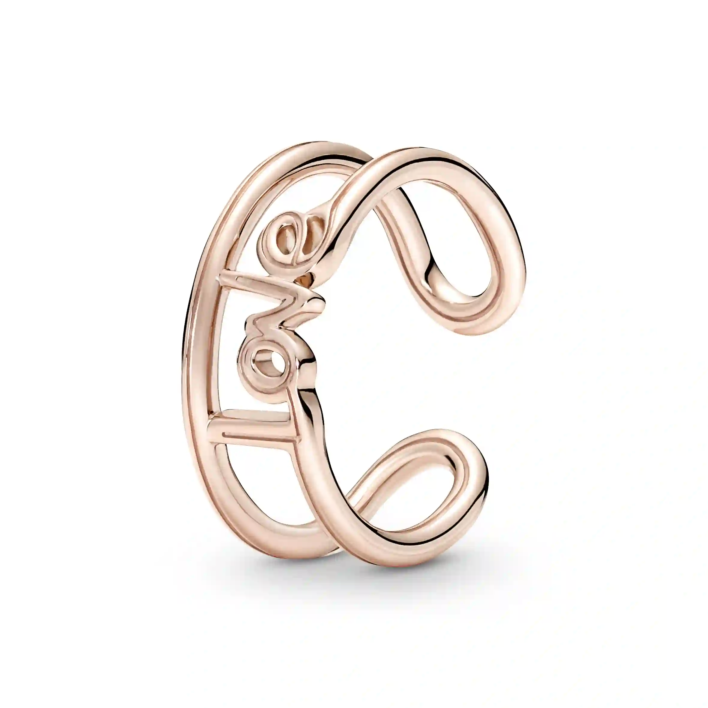 PANDORA Me 14K Rose Gold Plated Silver Ring/ 180077C00-56
