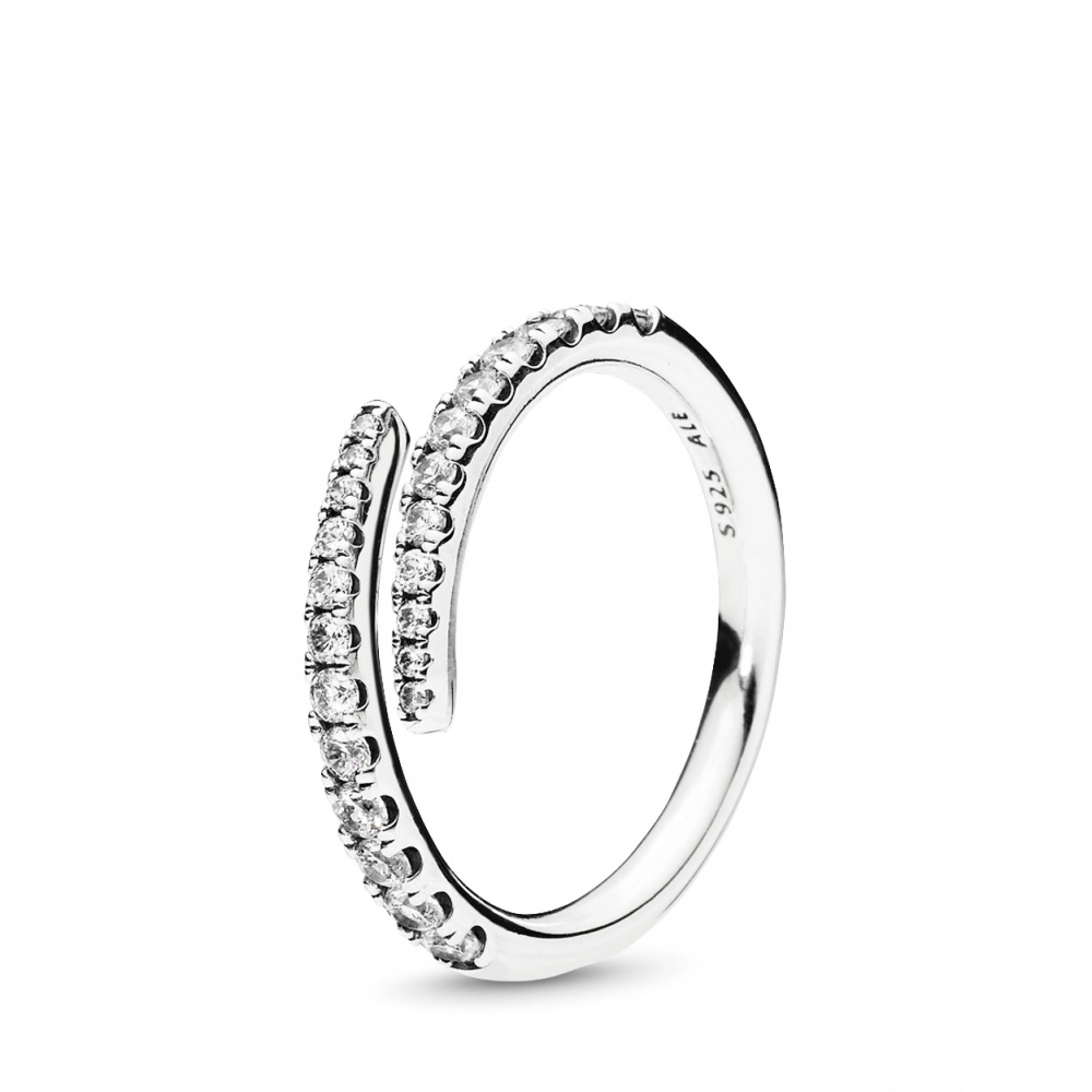 PANDORA Moments Silver Ring/ 196353CZ-54