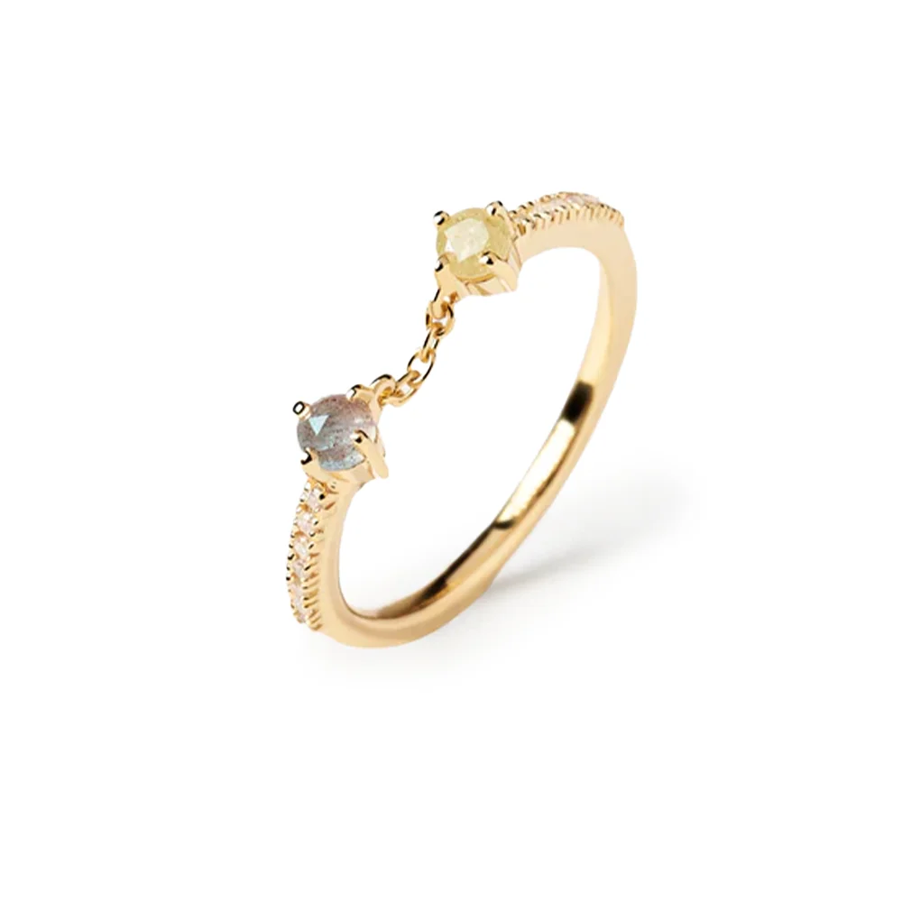 PDPAOLA 14K Gold Plated Silver Ring/ AN01-652-16