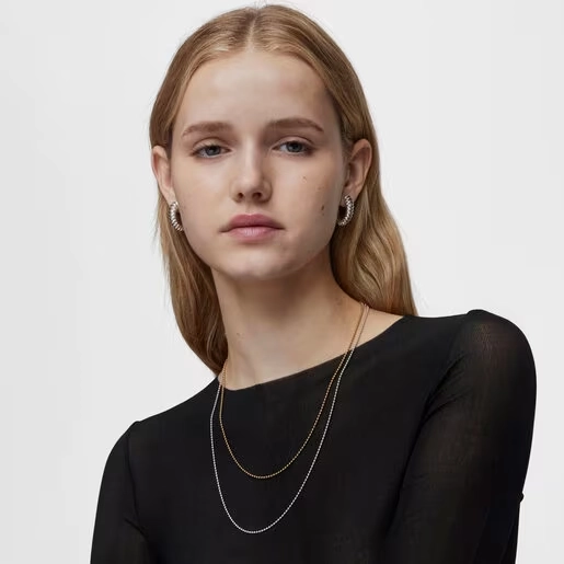 TOUS Silver Necklace/ 311903190