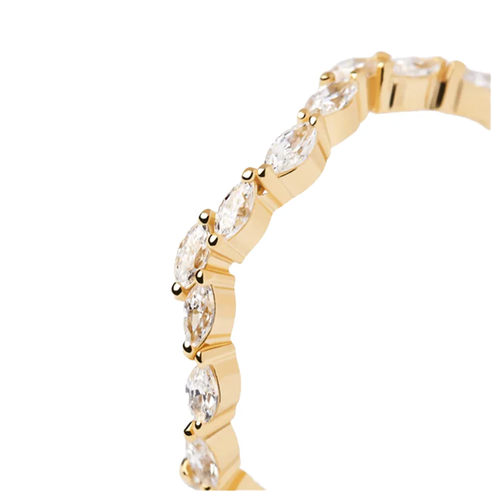 PDPAOLA 14K Gold Plated Silver Ring/ AN01-875-14