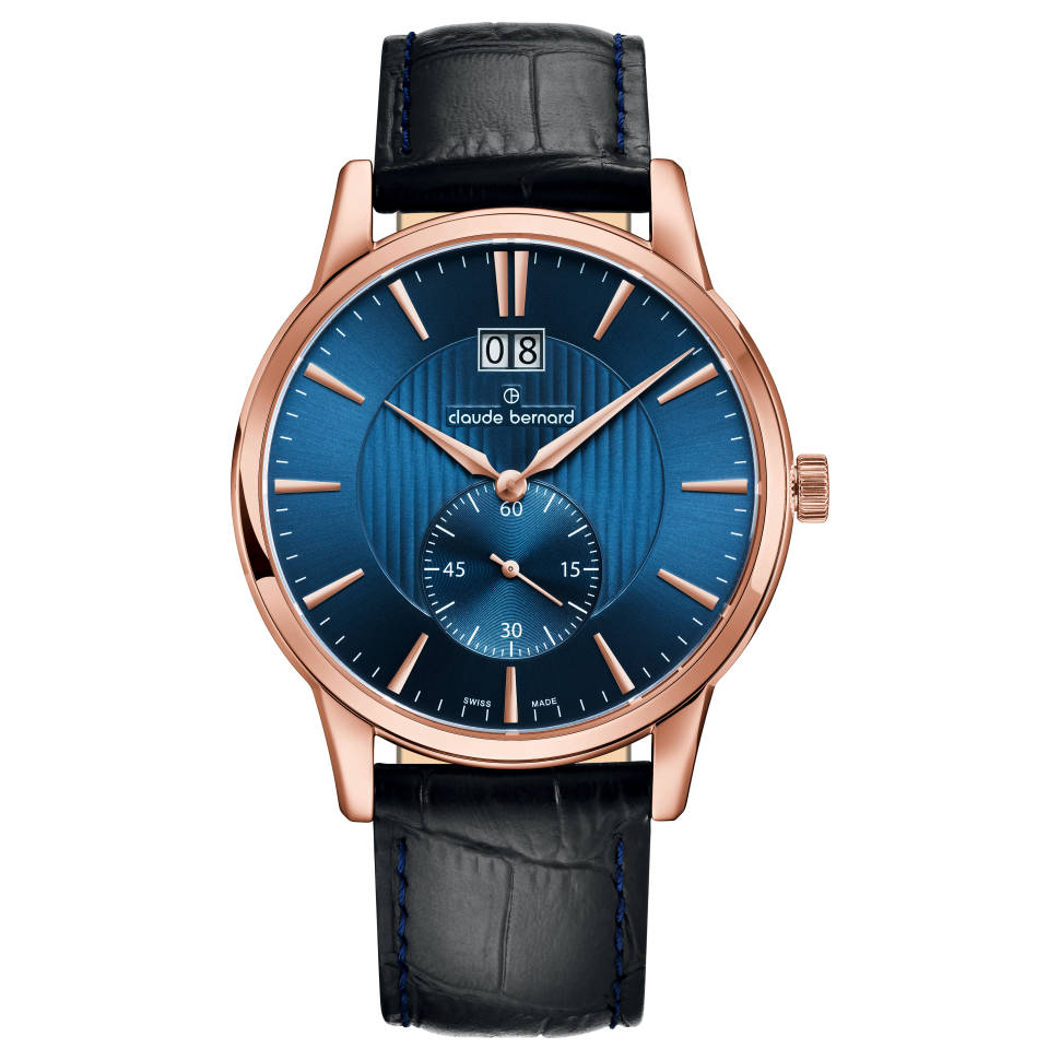 Claude Bernard Men's Wristwatch/ 64005 37R BUIR Switzerland