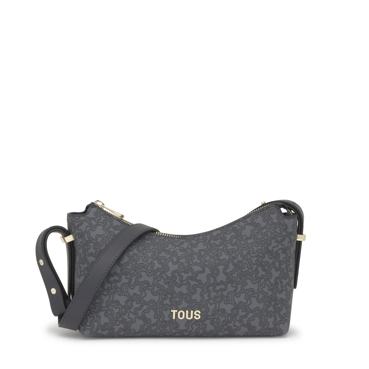 PU.PVC,HANDBAG M.K MINI LINES DARK GREY