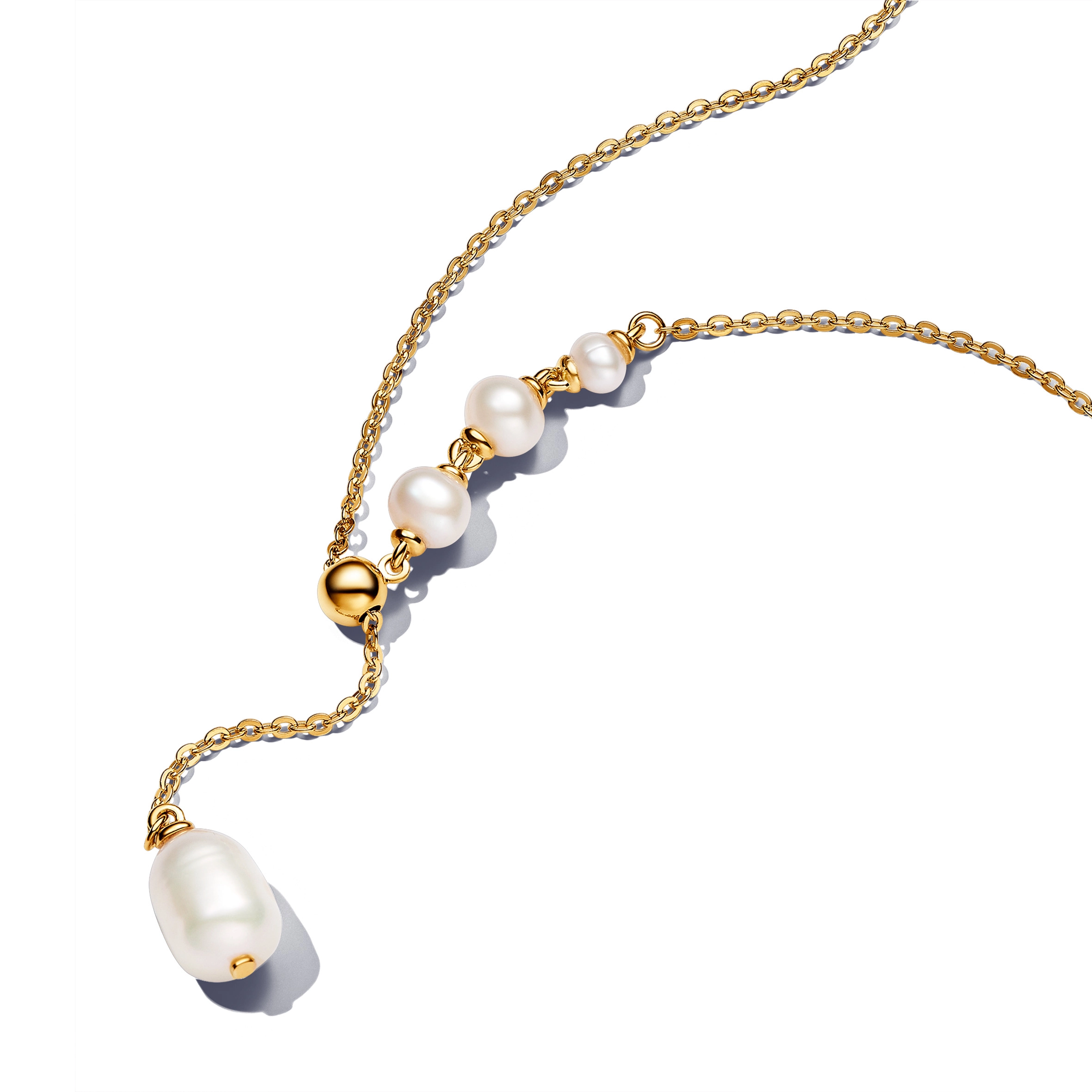PANDORA Essence 14K Gold Plated Silver Necklace/ 363259C01-65
