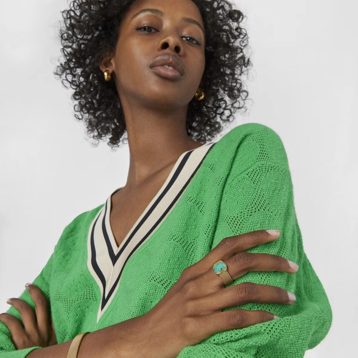 TOUS Нержавеющая сталь 18K Позолоченный Кольцо/013105570