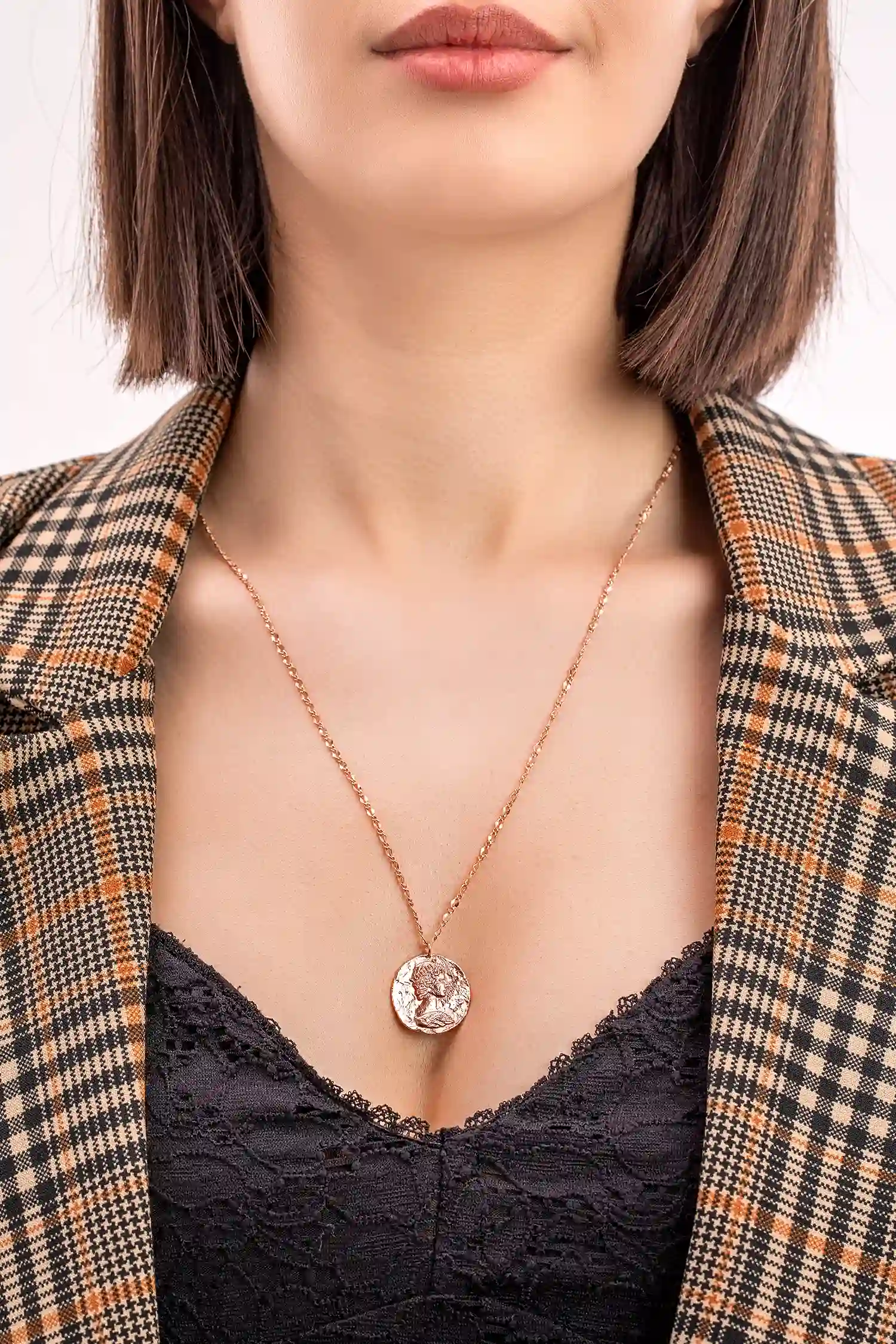 Ania Haie 14K Ոսկեպատ Արծաթյա Վզնոց/ N009-01R