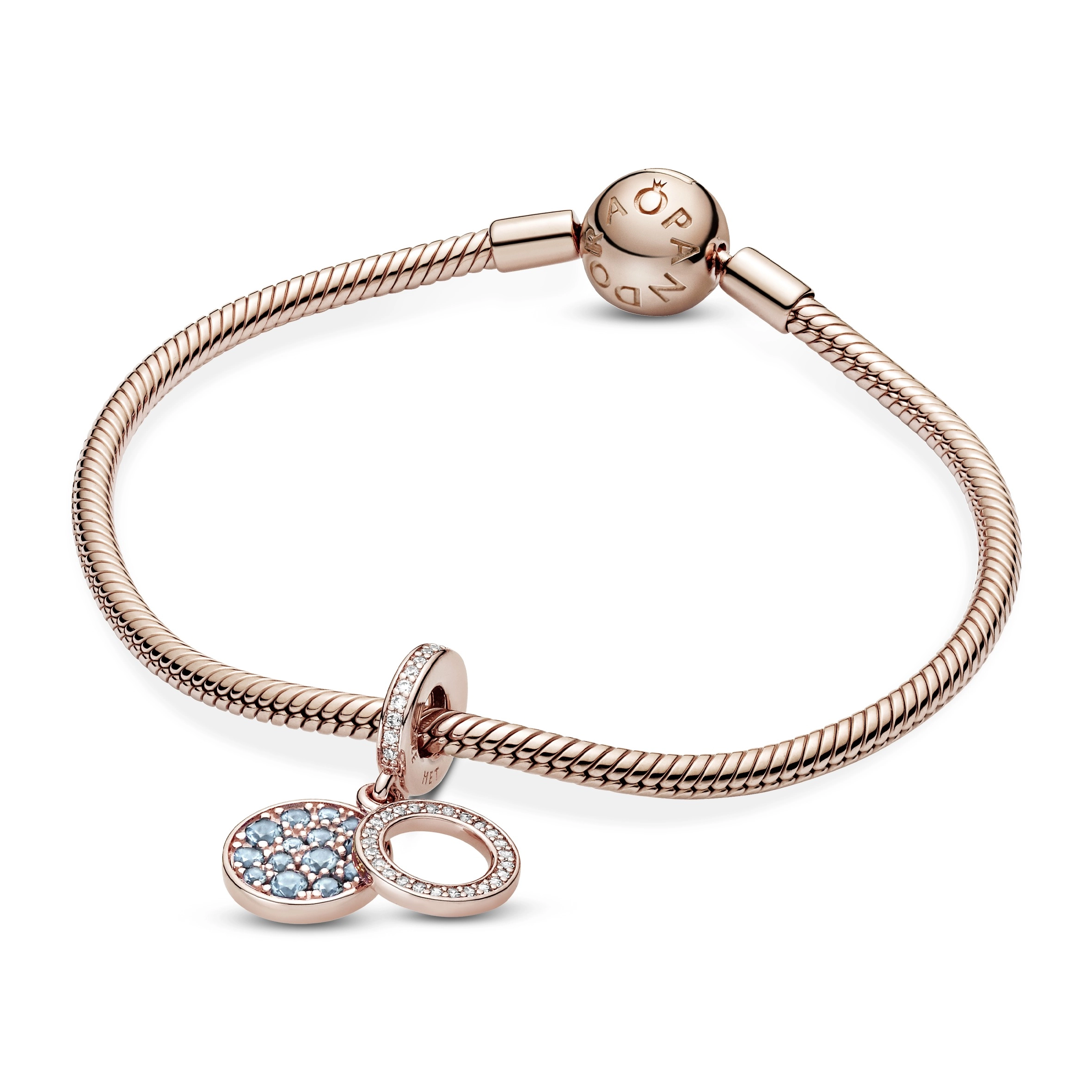 PANDORA Rose 14K Վարդագույն ոսկու պատվածքով Արծաթյա Չարմ/ 789186C03
