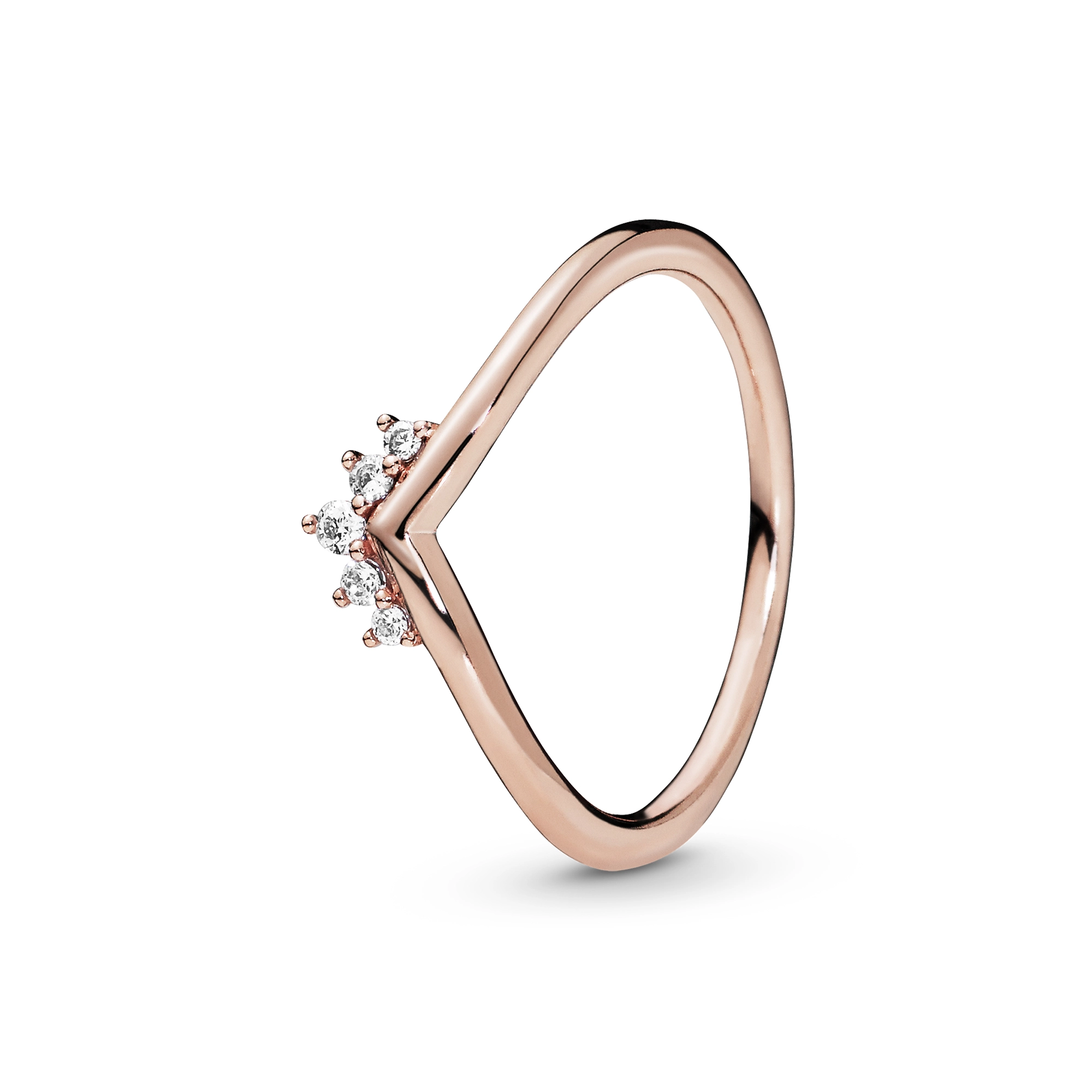 PANDORA Rose 14K Վարդագույն ոսկու պատվածքով Արծաթյա Մատանի/ 188282CZ-54