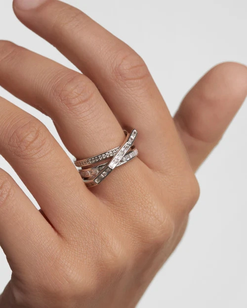 PDPAOLA Silver Ring/ AN02-A09-18