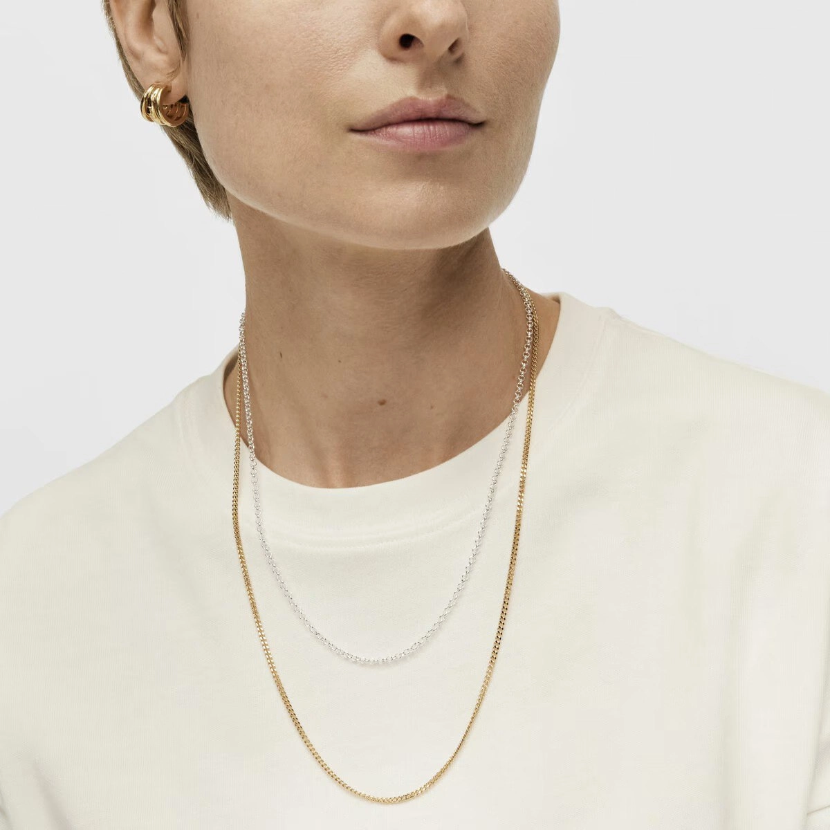 TOUS 18K Gold plated Silver Necklace/ 911902498