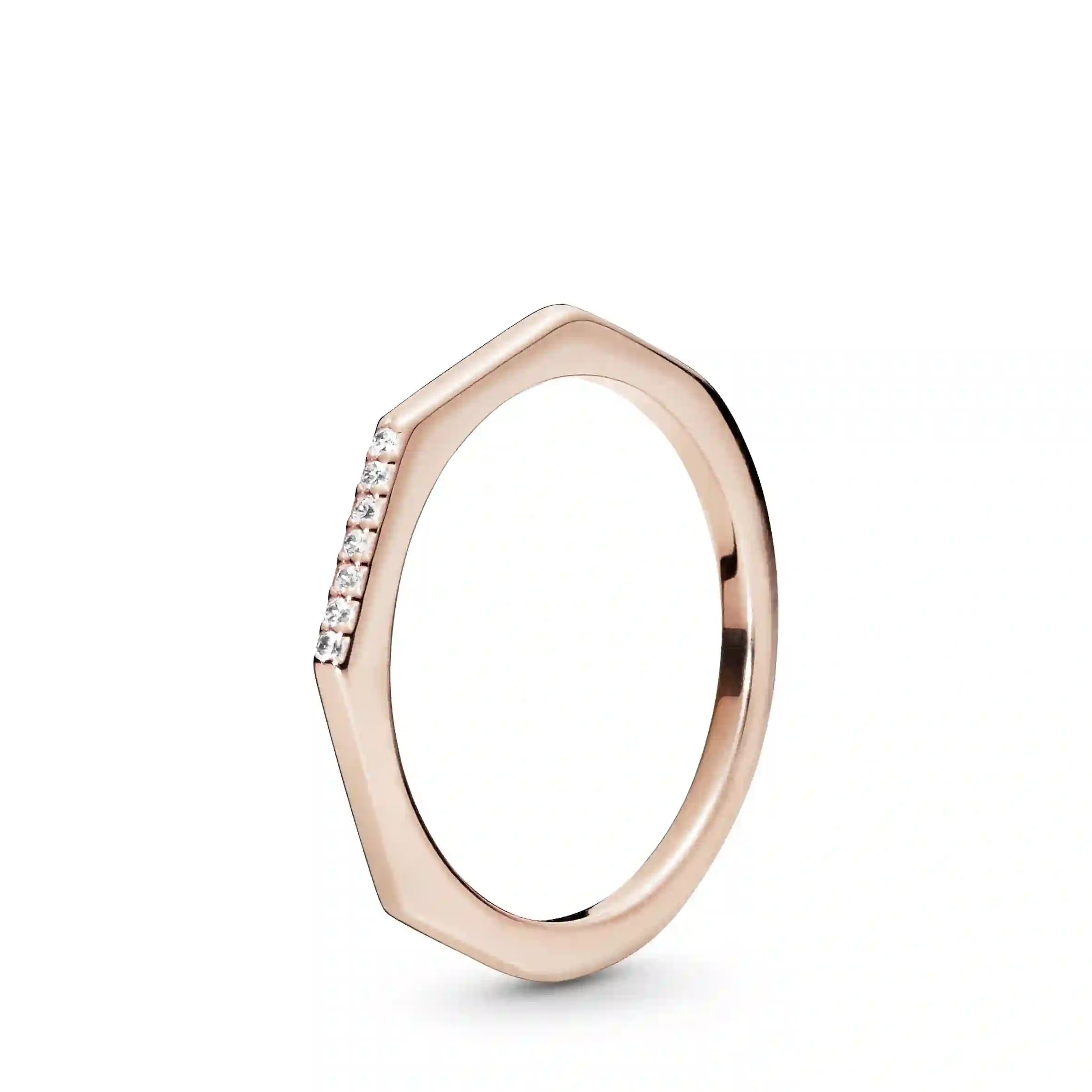 PANDORA Rose 14K Վարդագույն ոսկու պատվածքով Արծաթյա Մատանի/ 188343CZ-54