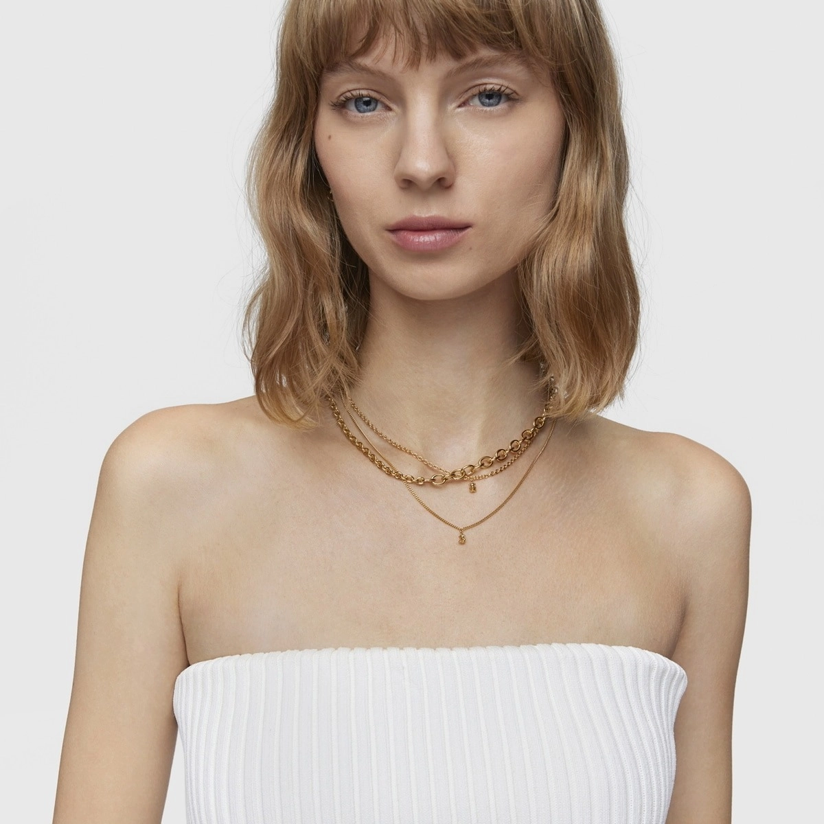 TOUS 18K Gold plated Silver Necklace/ 311562700