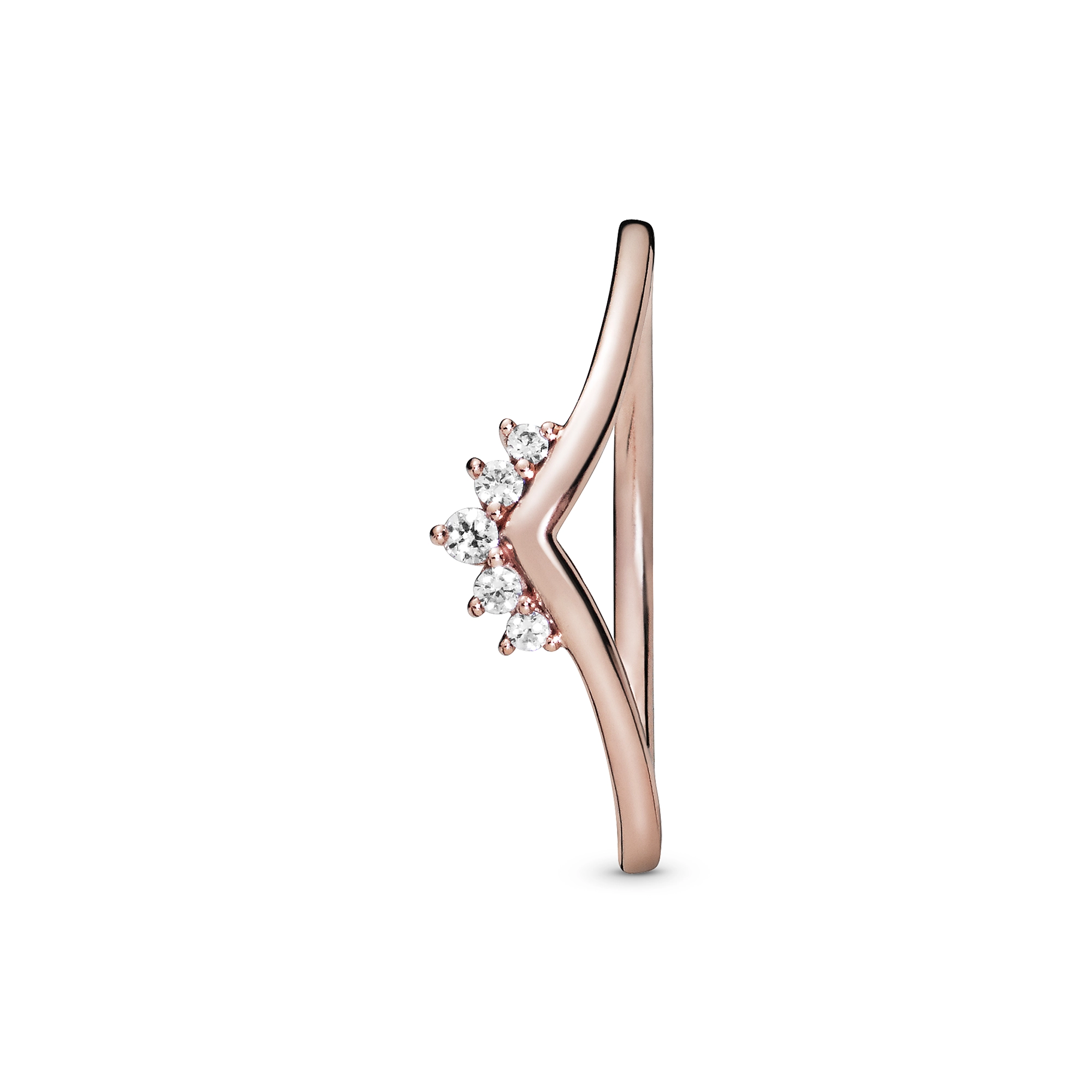 PANDORA Rose 14K Վարդագույն ոսկու պատվածքով Արծաթյա Մատանի/ 188282CZ-54