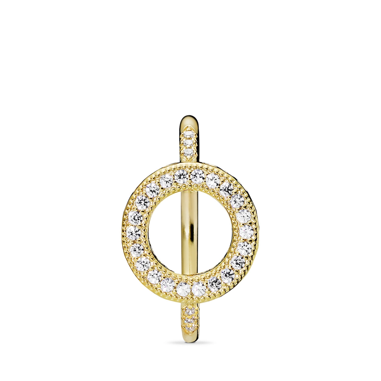 PANDORA Shine 14K Gold Plated Silver Ring/ 167096CZ-56