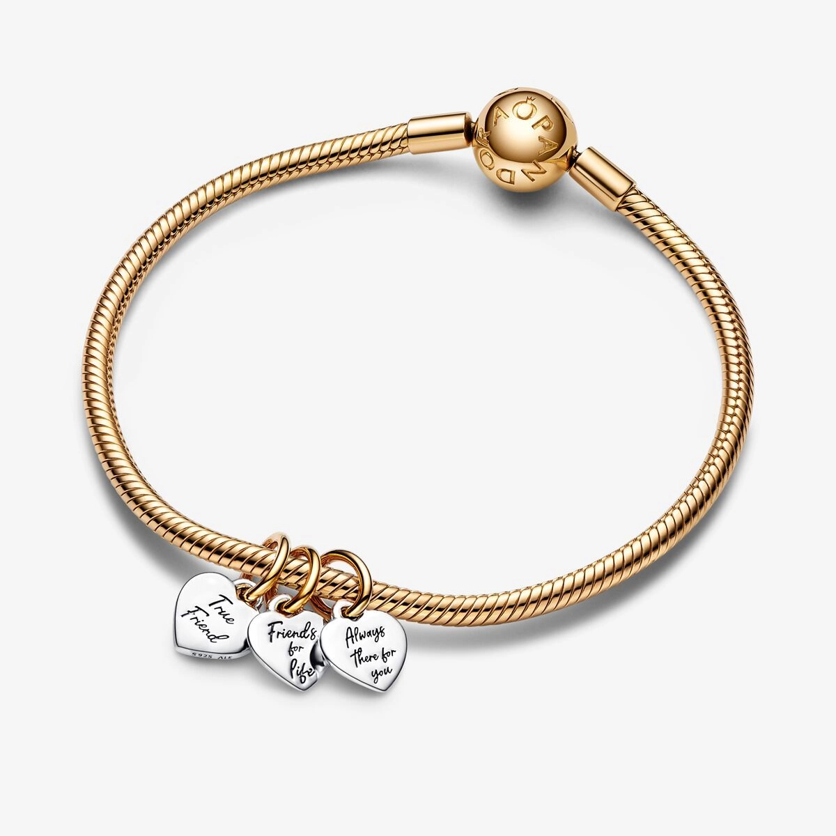 PANDORA Moments 14K Позолоченный Серебряный Шарм/ 762722C00